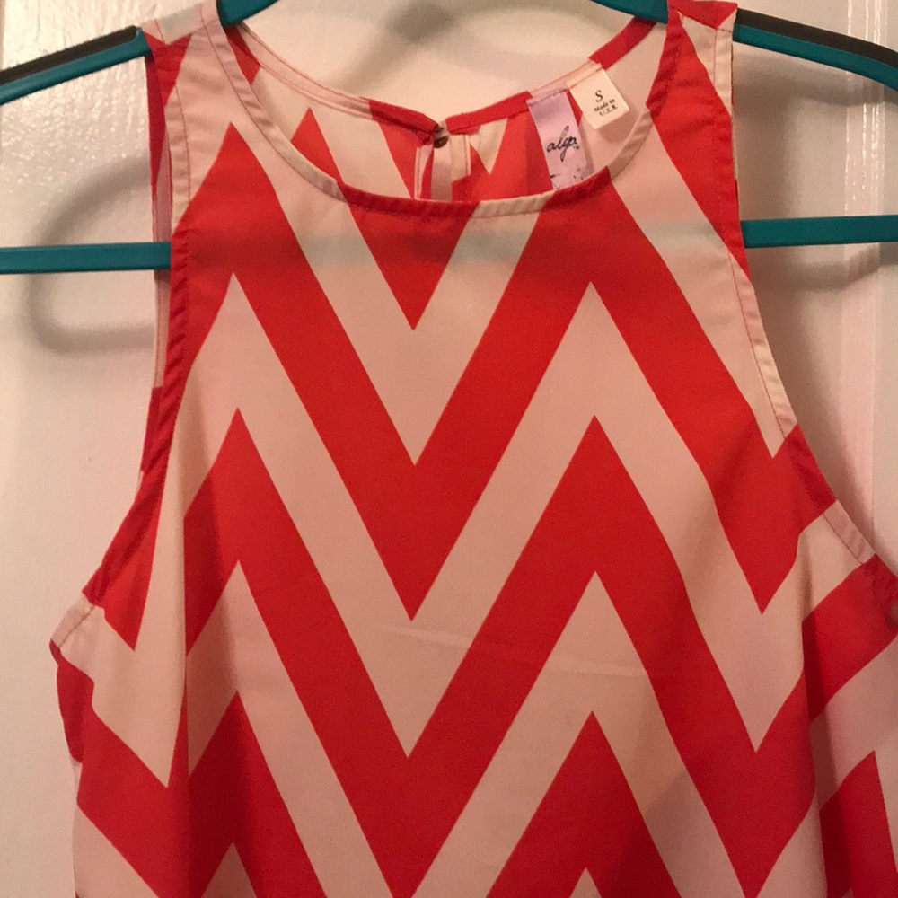 Chevron pattern blouse